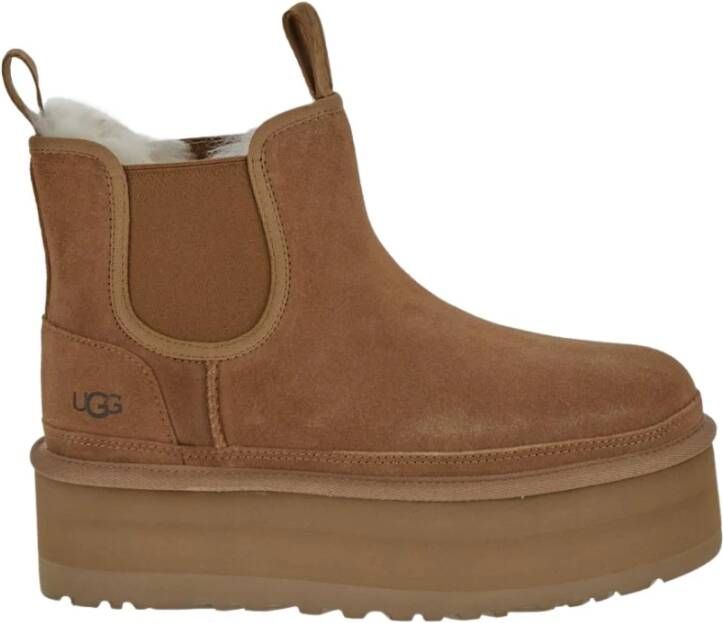 Ugg Neumel Platform Chelsea , Beige, Dames