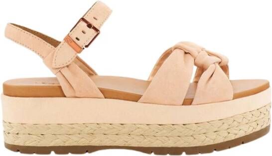 Ugg Neusch Sandalen voor Dames in Peach Fuzz Suede