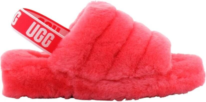 Ugg Pluisje ja schuifregelaars , Rood, Dames