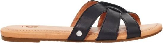 Ugg Teague Sandales voor Dames in Black,, Leder