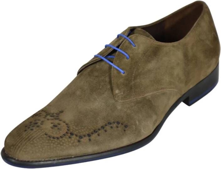 Van Bommel Kanten up schoenen , Beige, Heren