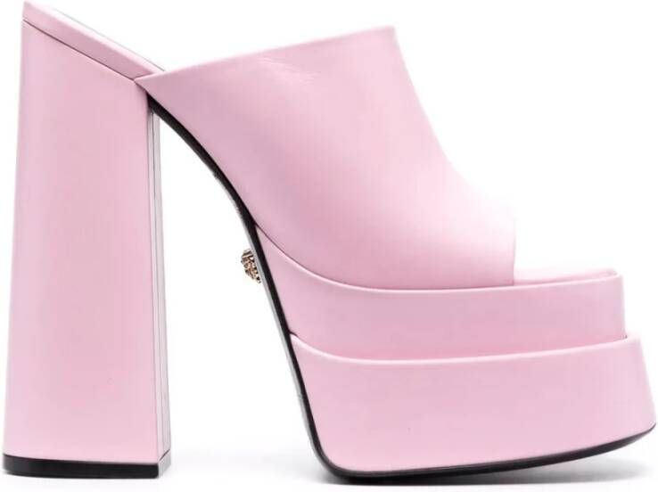 Versace Platform muildieren , Roze, Dames