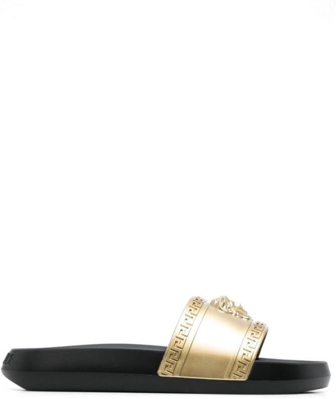 Versace Claquette Medusa , Geel, Dames