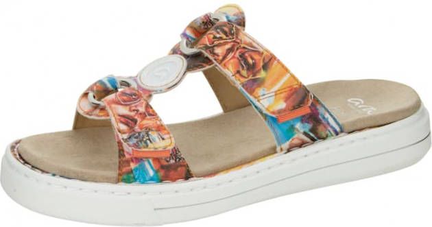 Ara Muiltje met print van het kunstenaarsduo DeCaSa Oranje/Multicolor