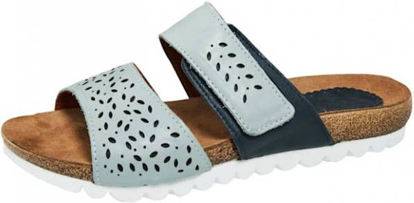 Gemini Muiltje met klittenband Mint/Marine