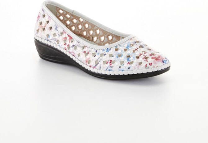Julietta Ballerina met hartjesborduursel Multicolor
