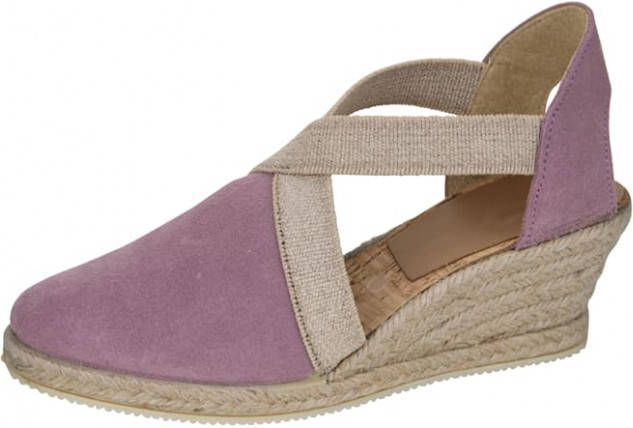 MONA Sandaaltje met elastische riempjes Lila