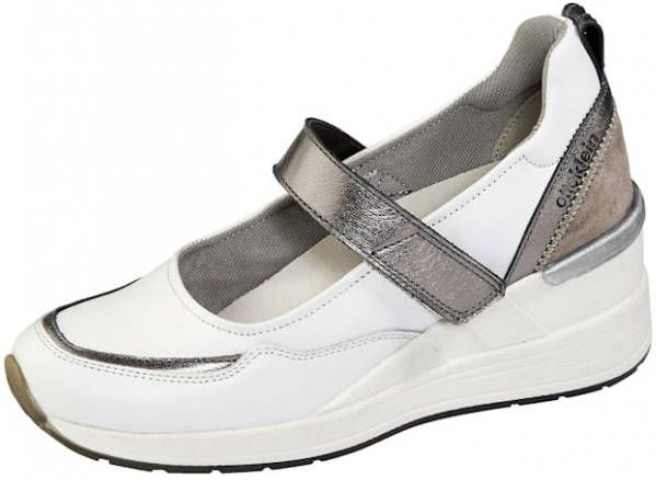 Naturläufer Ballerina met hoge sleehak Wit