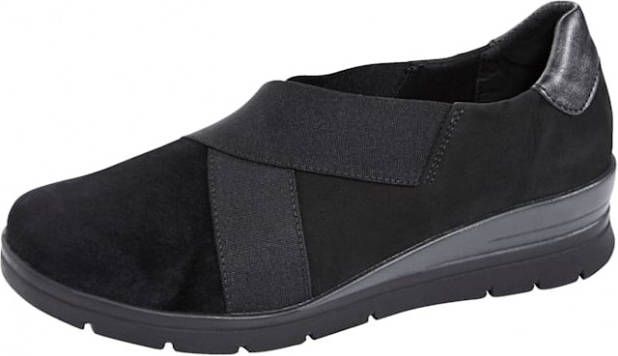 Naturläufer Instapper met elastische inzetten Zwart