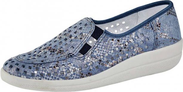 Naturläufer Instapper met zomerse openingen Blauw/Multicolor