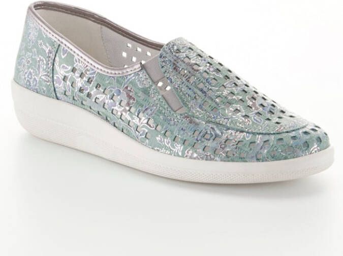 Naturläufer Instapper met zomerse openingen Mint/Multicolor