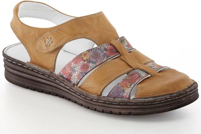 Naturläufer Klittenbandschoen Geel/Multicolor