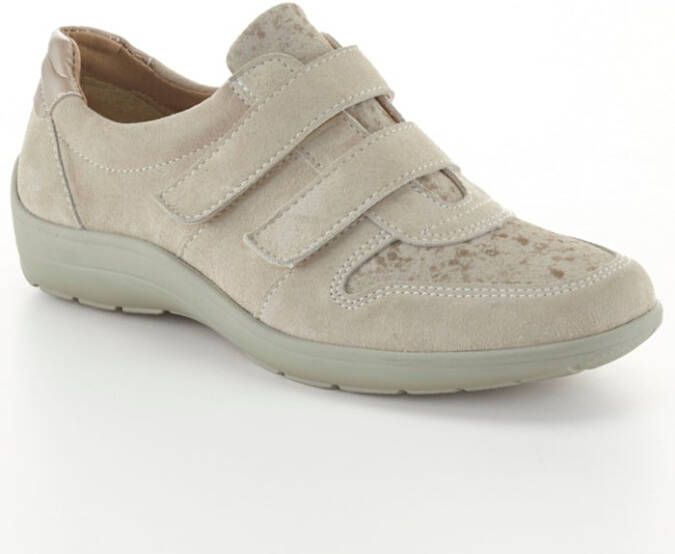 Naturläufer Klittenbandschoen in een harmonieuze kleuren Beige