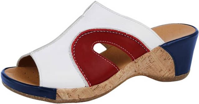 Muiltje Naturläufer blauw/wit/rood gecombineerd