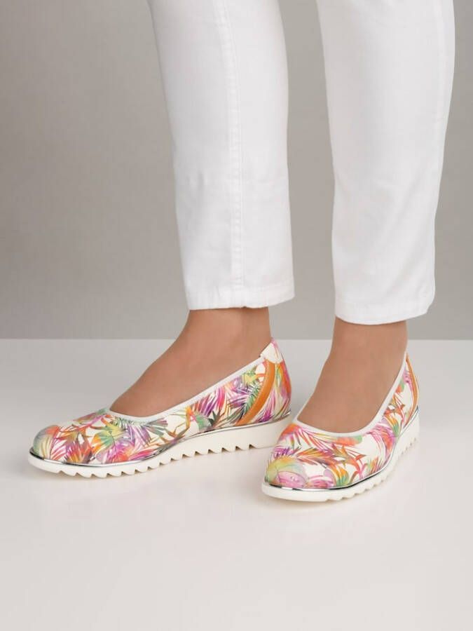 Waldläufer Ballerina met lichte EVA zool Multicolor