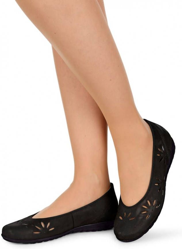 Waldläufer Ballerina Zwart