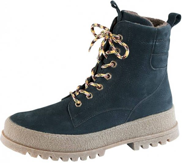 Waldläufer Hoge veterschoen Donkerblauw