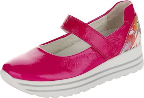 Waldläufer Klittenbandschoen met binnenzool met hielpolster Pink