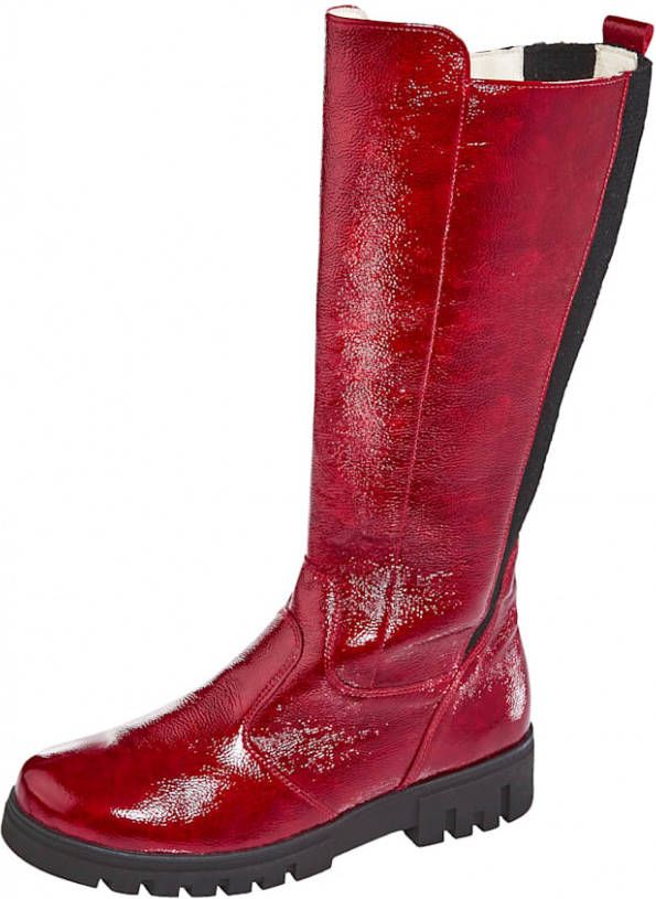 Waldläufer Laars met luchtgepolsterde zool Rood