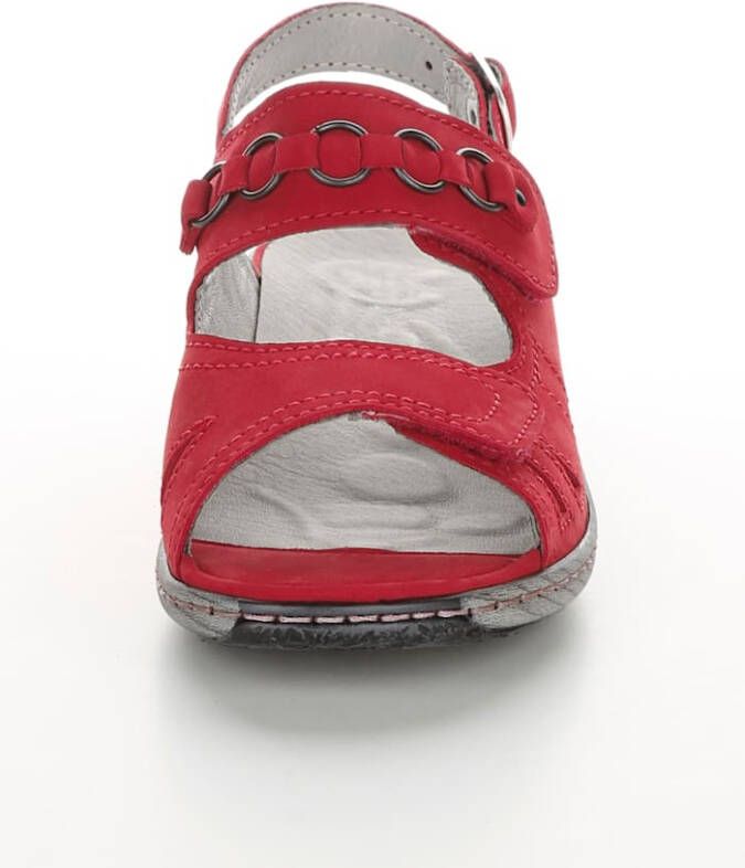 Waldläufer Sandaaltje met klittenbandjes Rood