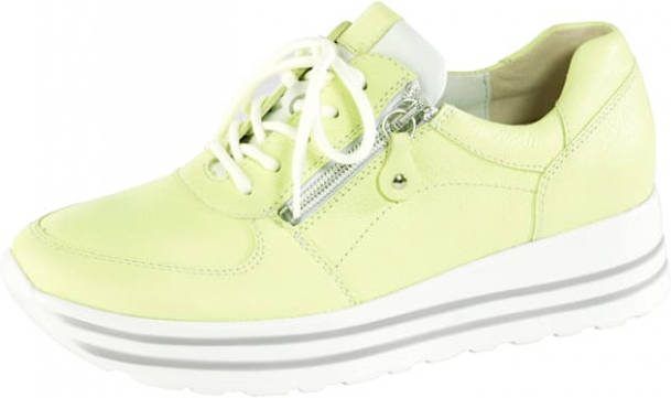 Waldläufer Veterschoen in fris design Groen