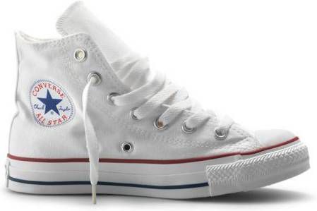 Converse All Star Hi Baby's Optical White/Red/Blue Kind Converse All Star Hi Baby's Optical White/Red/Blue Kind