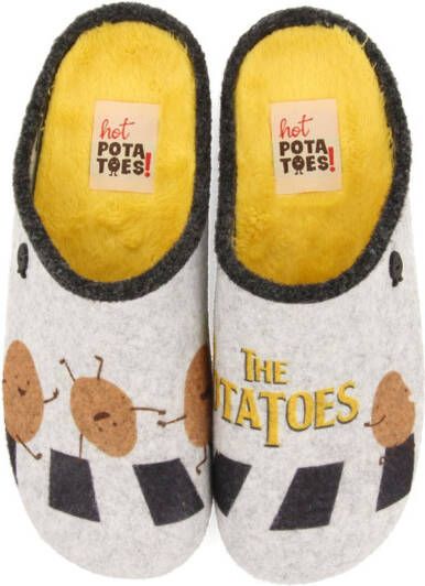 Hot Potatoes Pantoffels Blato 67828 Grijs