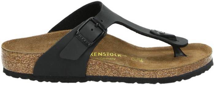 Birkenstock Gizeh teenslippers zwart