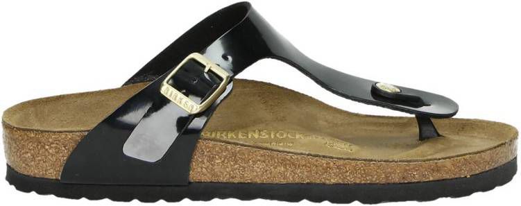 birkenstock gizeh zwart lak