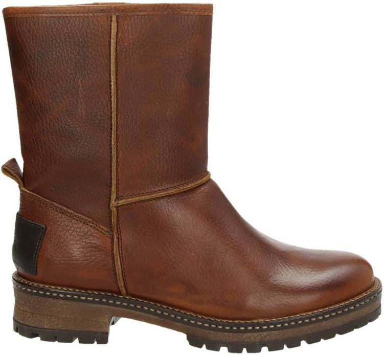 Bullboxer rits & gesloten boots cognac Vindjeschoen.nl Bruine Bullboxer Gevoerde Laarzen online kopen | ZALANDO