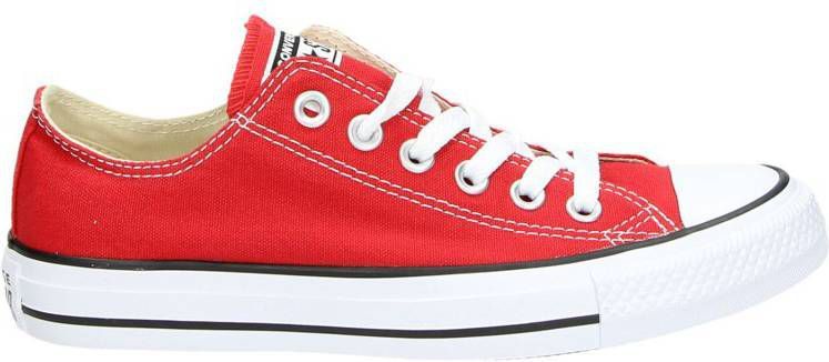 Converse All Star lage sneakers rood