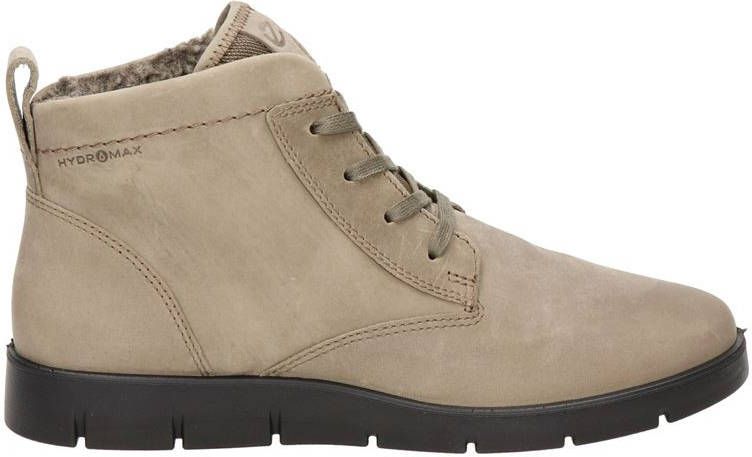 Ecco Bella nubuck veterboots taupe