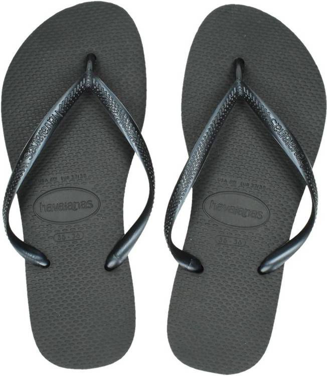 havaianas slim zwart