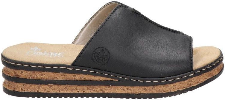 Rieker Antistress slippers zwart