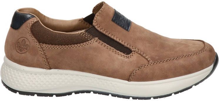 Rieker nubuck instappers bruin