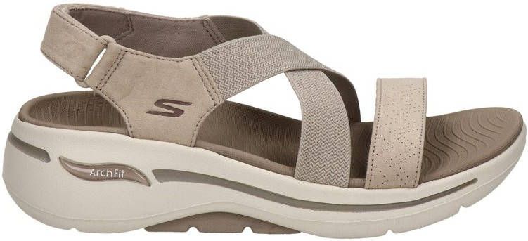 Skechers Arch Fit sandalen beige