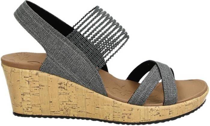Skechers Beverlee High Tea sandalettes grijs