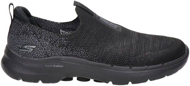 Skechers Go Walk 6 Glimmering instappers zwart