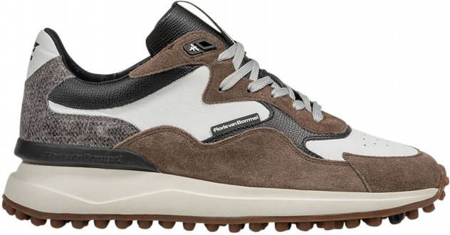 Floris van bommel Noppi 16.00 Taupe G+ Wijdte Lage sneakers