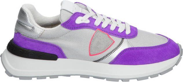 Philippe Model Antibes Women Mondial Metal Violet Arge Lage sneakers