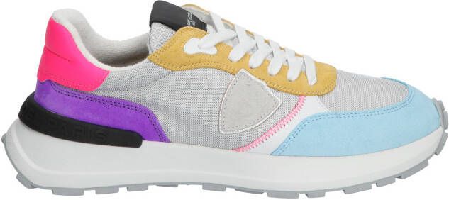 Philippe Model Antibes Women Mondial Multi Argent Lage sneakers