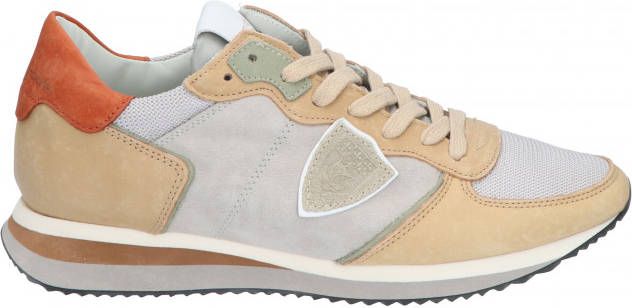 Philippe Model Tropez Women Grey Beige Lage sneakers