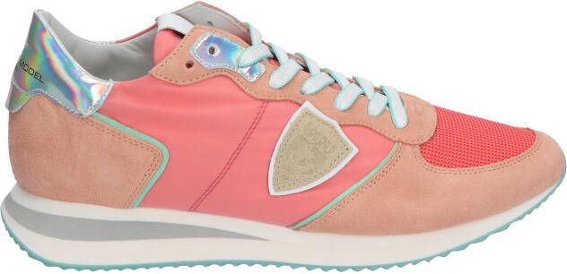 Philippe Model Tropez Women Mondial Neon Peche Eau Lage sneakers