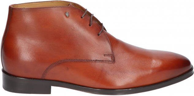 Van bommel Matra Leather 02.00 Dark Cognac I Wijdte Veter boots
