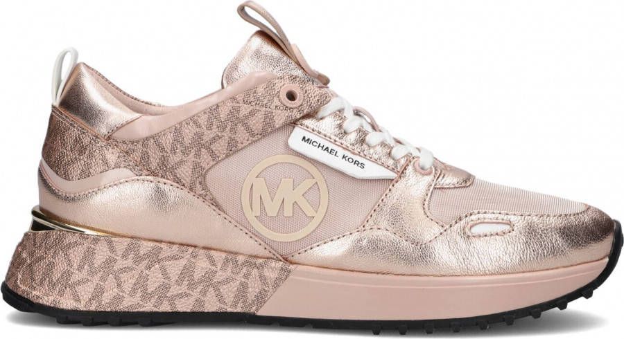 Michael Kors Theo lederen sneaker , Roze, Dames