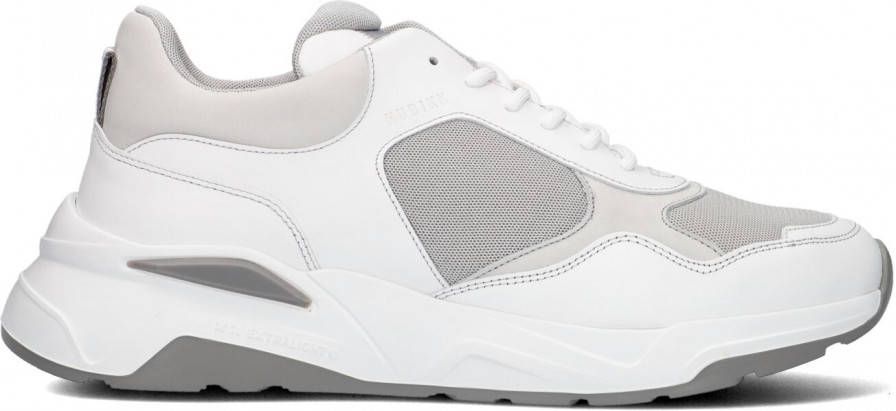 Nubikk Dusk Marine sneaker met nubuck details