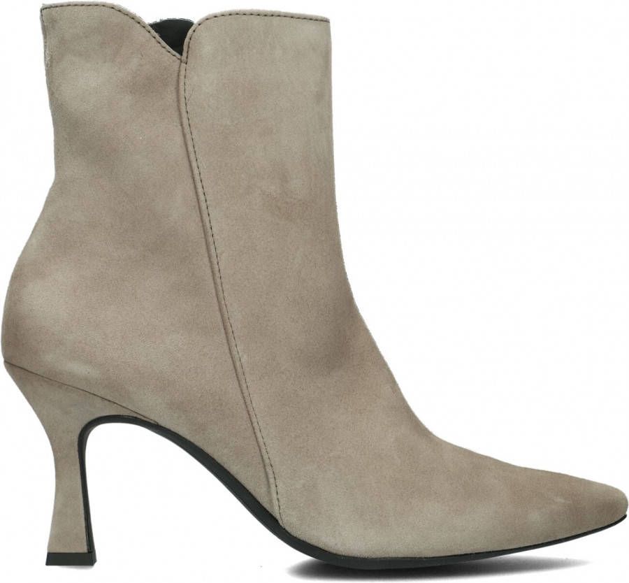 Paul Green Taupe Enkellaarsjes 9101