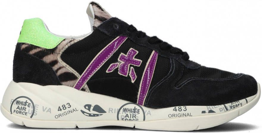 Premiata Dames schoenen sneakers layla var 22 , Zwart, Dames
