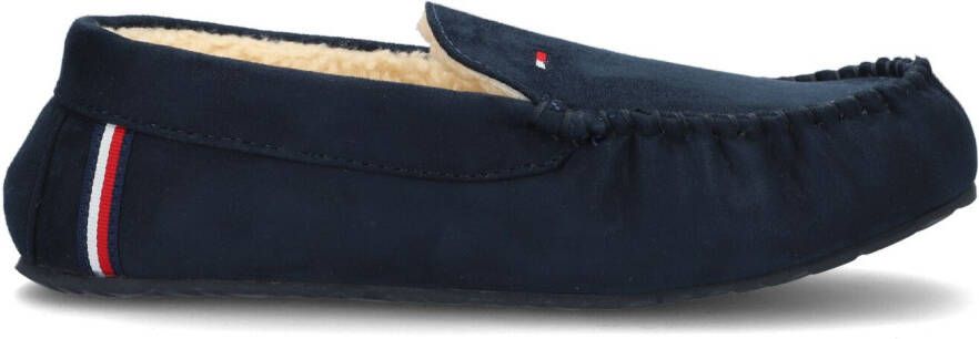Tommy Hilfiger Blauwe Pantoffels Warm Corpo Elevated