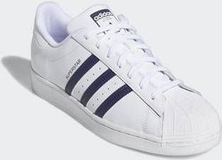 Adidas Originals Superstar sneakers wit/donkerblauw